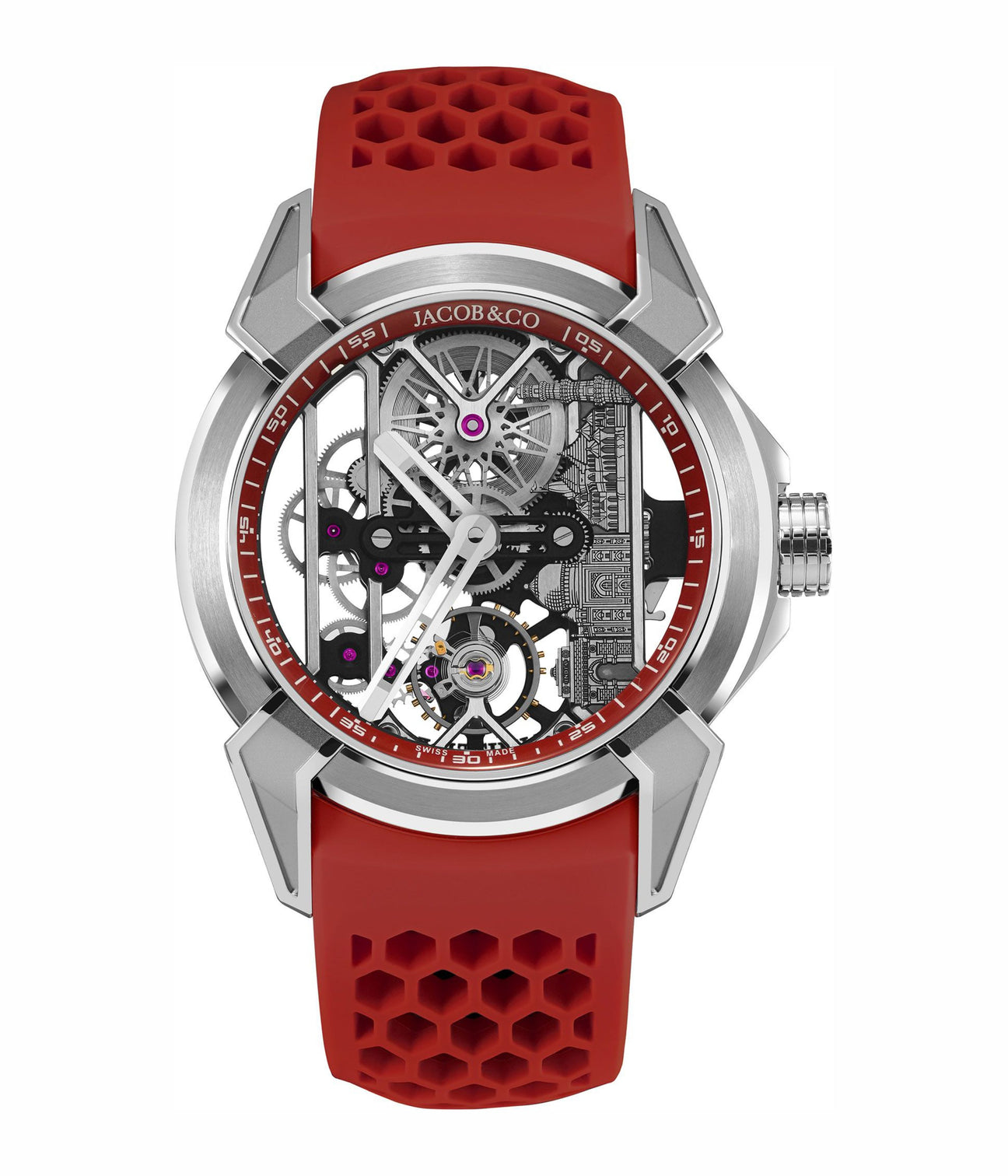 Jacob & Co. Epic X Titanium Red Neoralithe Inner Ring (Wonders of India Edition)